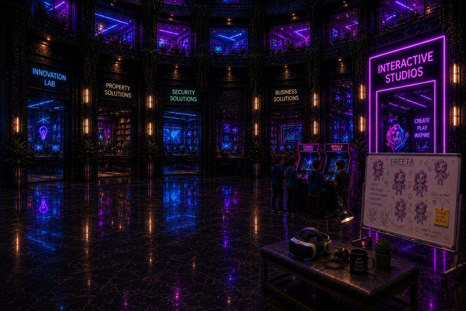 Hardman Interactive Studios environment